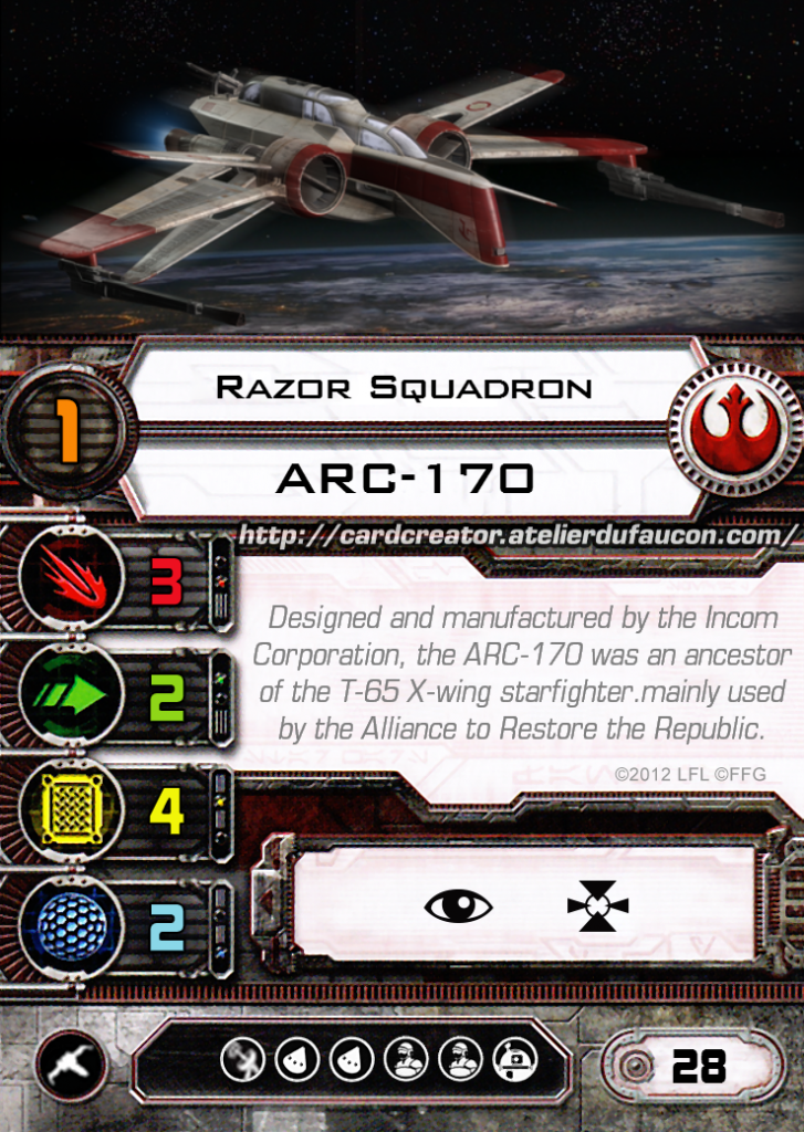 Arc 170 X Wing Ffg Community