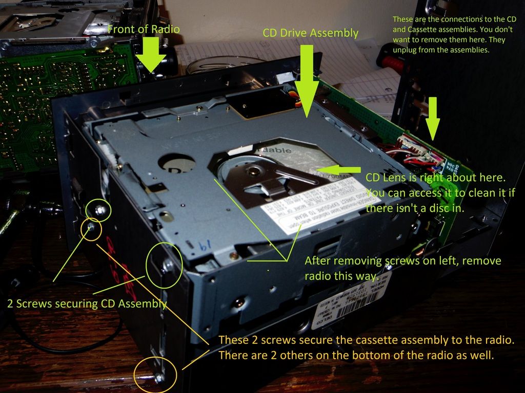 1996 Fleetwood radio with CD player issues