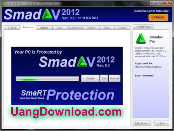 ScreenShoot Smadav 9.0 Rev 14 Mei 2012 Terbaru