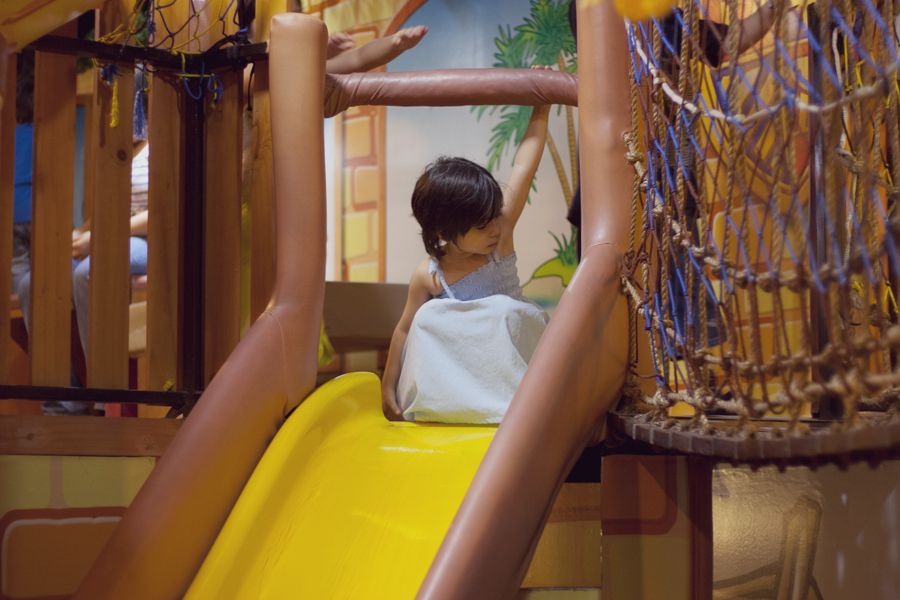 Aienne on the slide