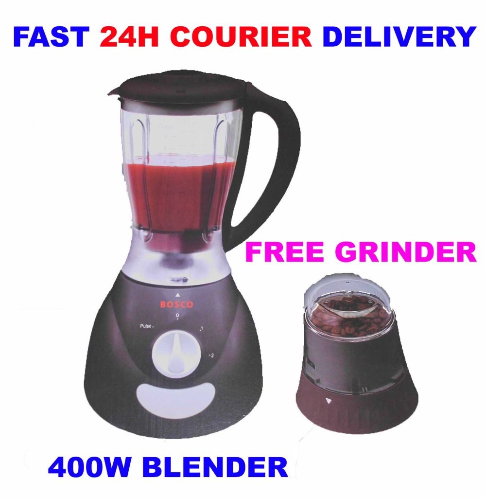 400W Blender And Coffee Grinder Set Electronic Smoothie Liquidiser Processor Kit eBay
