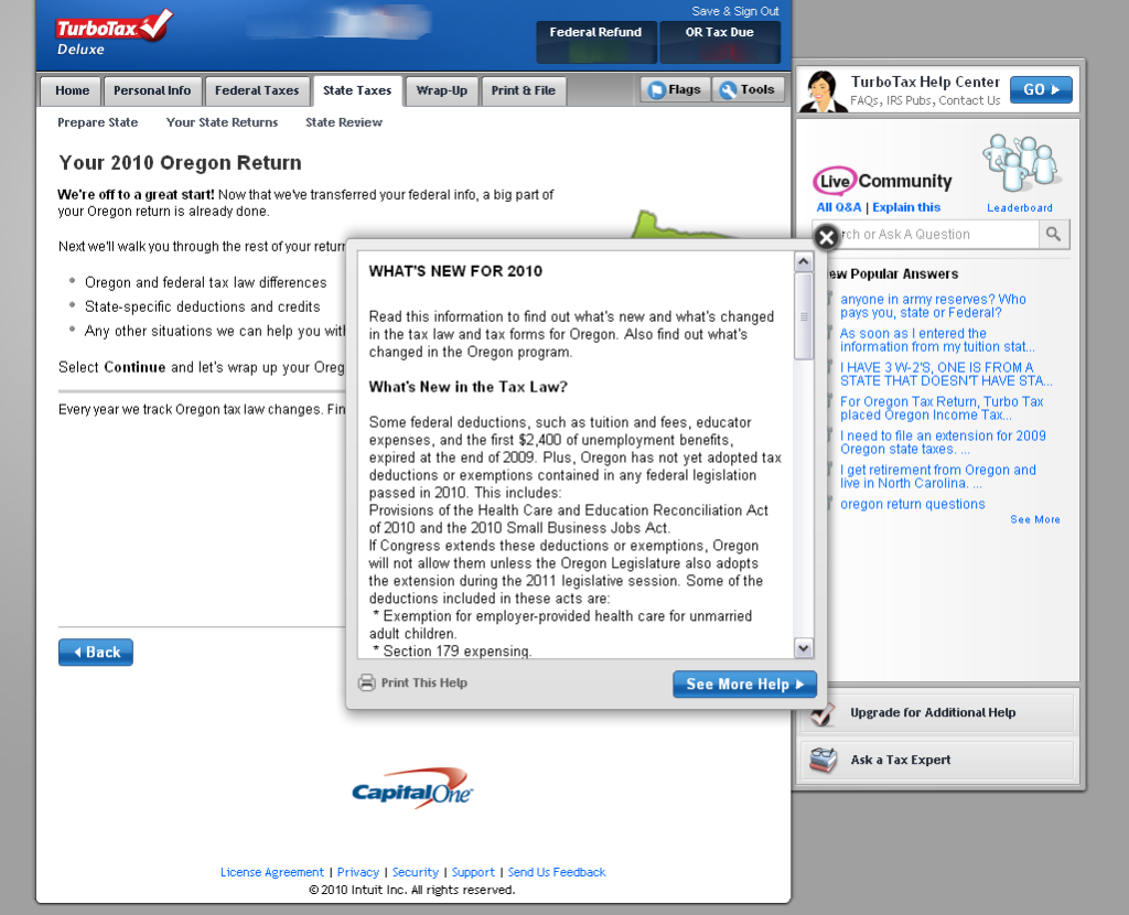 Amazoncom: TurboTax Deluxe 2013 Federal Plus Federal E