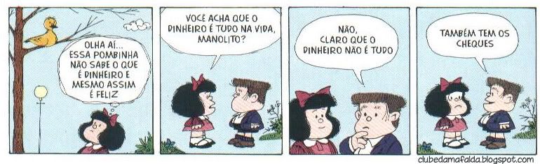 Clube da Mafalda: Tirinha 423