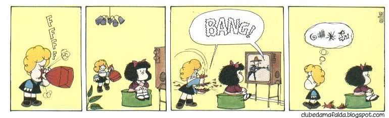 Clube da Mafalda: Tirinha 450