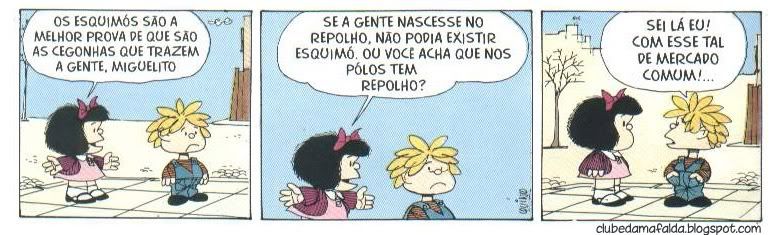 Clube da Mafalda: Tirinha 455