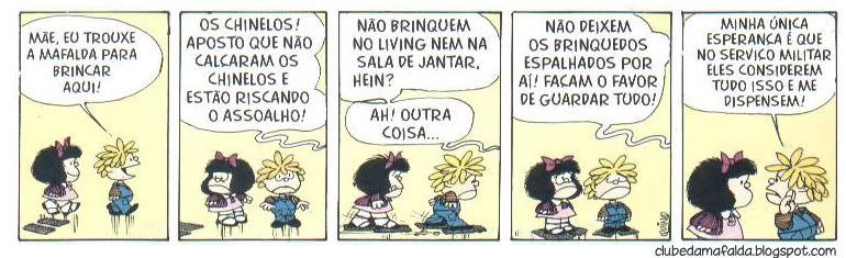 Clube da Mafalda: Tirinha 473