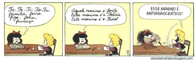 Clube da Mafalda: Tirinha 484