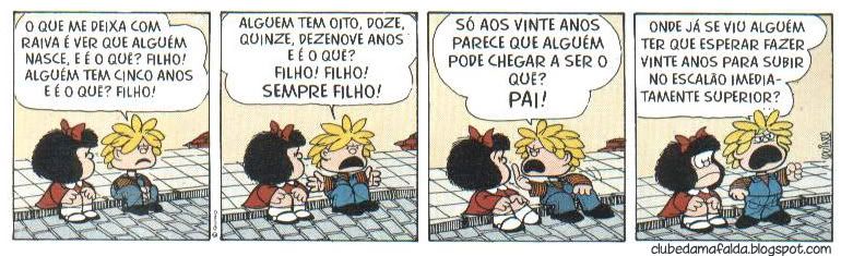 Clube da Mafalda: Tirinha 495
