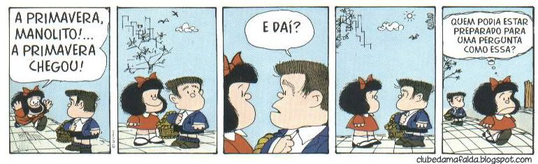 Clube da Mafalda: Tirinha 509