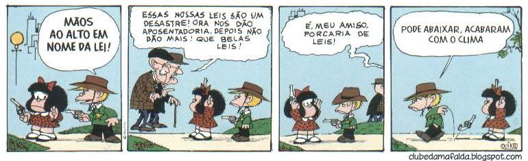 Clube da Mafalda: Tirinha 524