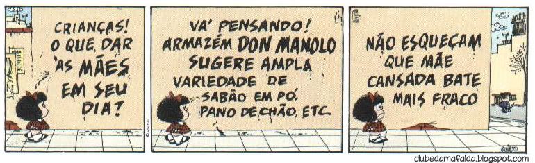 Clube da Mafalda: Tirinha 528