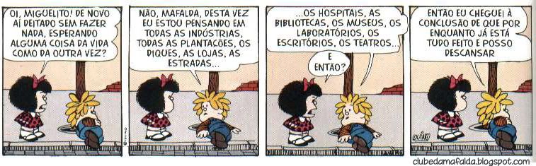 Clube da Mafalda: Tirinha 535