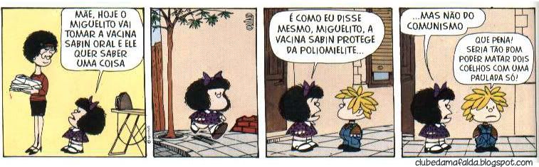 Clube da Mafalda: Tirinha 538