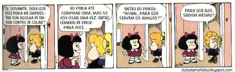 Clube da Mafalda: Tirinha 550