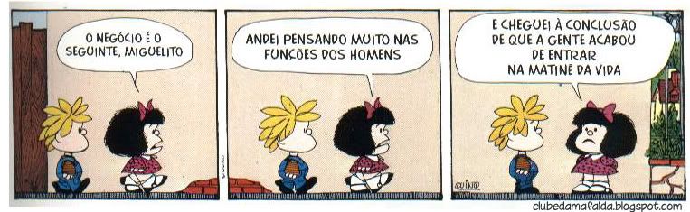 Clube da Mafalda: Tirinha 555