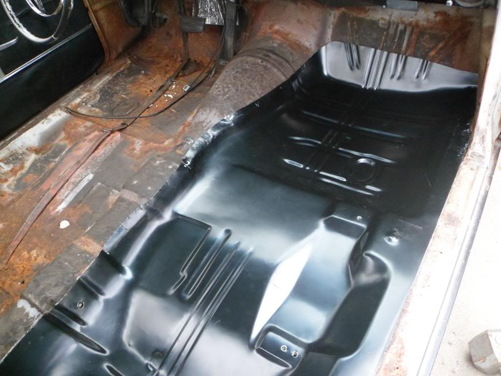 Rusty floorpan removalnew floorpan install El Camino Central Forum