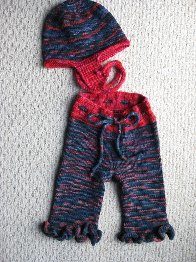 Malabrigo Longies and hat Set - Free Shipping Malabrigo Longies and hat Set - Free Shipping