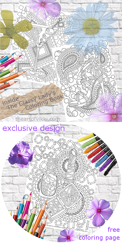 A coloring book for grownups featuring fashion, food and fun A coloring book for grownups featuring fashion, food and fun
