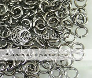 BRASS JUMP O RINGS 100 PIECES LOTS non piercing earring  