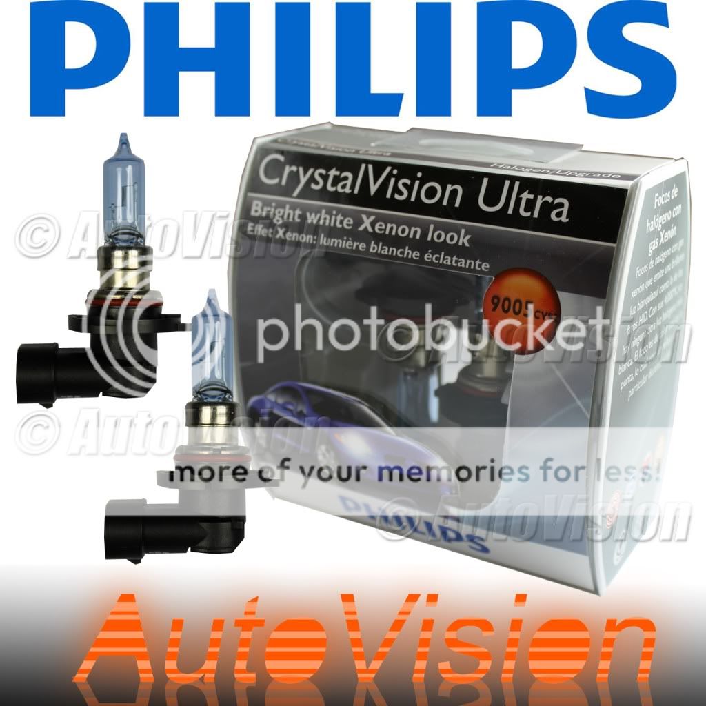 bulbs) of New Philips Crystal Vision 9005 65w Halogen Bulb (High Beam